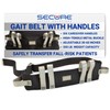 Secure Transfer and Walking Gait Belt for Seniors with 6