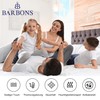 BARBONS Fitted Sheet 90 x 200 cm, 100% Cotton Fitted