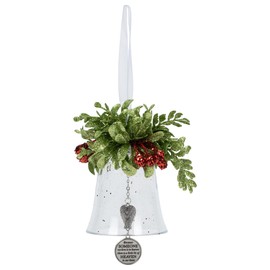 Ganz Angel Wings Bell Christmas Tree Ornament 5 Inch Multicolor