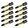 10 x SabreCut SCPZ132_10 32mm PZ1 Magnetic Impact Screwdriver Driver