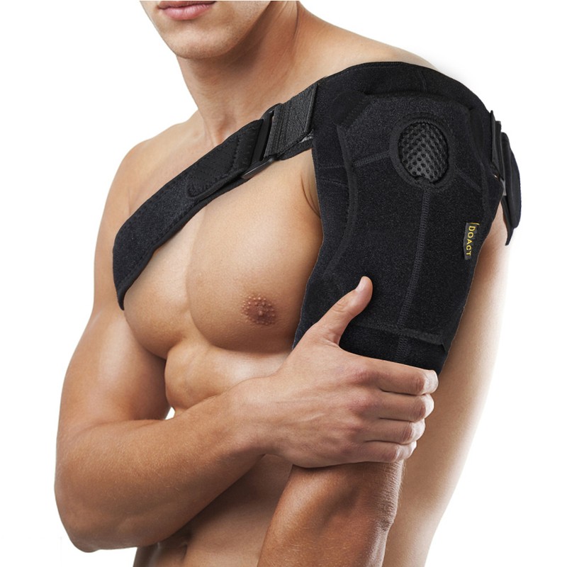 Shoulder Stability Brace with Pressure Pad, Light and Breathable Neoprene