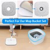 Withosent Set of 3 Mop Covers, Microfibre Mop Replacement Heads,