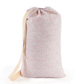 College Laundry Bag, Dirty Clothes Laundry Bag With Drawstring Handles For College Dorm Laundromat Apartment Travel Camp 29" X 18" Women Girls Back To School Birthdays Gift, Pink Florals