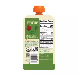 Pumpkin Tree Peter Rabbit Organics Baby Pea Spinach Apple 10 Pack USDA Organic Non GMO 4.4oz