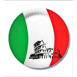 Paper Plates "Italy - Rome" Pack of 10