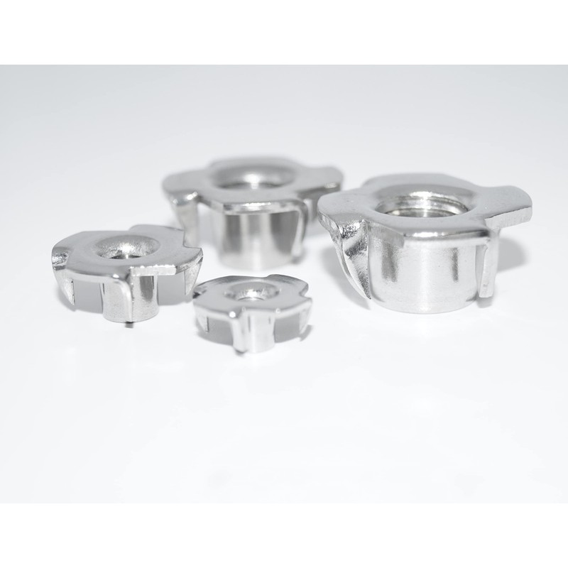Drive-in Nuts M12 Stainless Steel Pack of 10 with 4