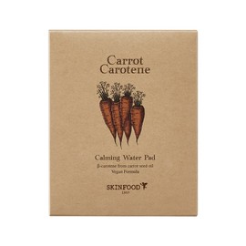 Skinfood Carrot Carotene Calming Water Pad 10g, Pack of 5, 1 Pack / 스킨푸드 캐롯 카로틴 카밍 워터패드 10g, 5매입, 1개
