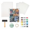 BuzzBright Gel Printing Plate kit, Complete Printmaking Set with 5”X7”