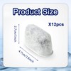 Set of 12 Charcoal Water Filters,Replacement Non-Woven Activated Carbon Sage