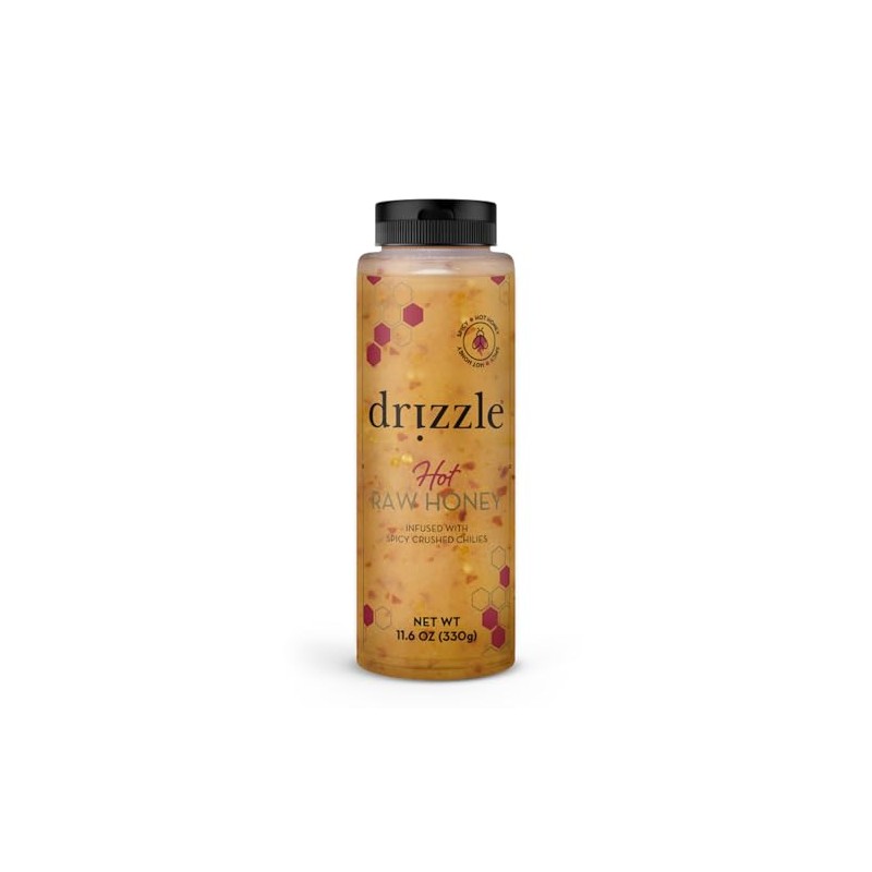 Drizzle Craft Honey - Hot Honey - 11.6 Ounce (Pack