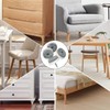 Screw-in Felt Pads - 60pcs 1 Inch White Furniture Chair