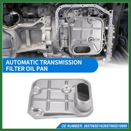 Motoforti A44DE Automatic Transmission Filter Kit CVT Oil Cooler Filter Oil Pan Gasket Kit Fit for Suzuki Grand Vitara 2009-2013 No.2657065D10 - Pack of 2 Long-lasting