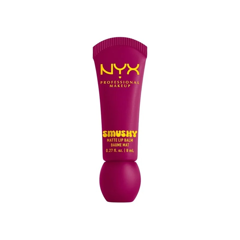 Smushy Matte Lip Balm tono Sippin (morado). Bálsamo labial efecto