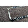 Unbranded New Blem Chrome "1965 CUTLASS" License Plate Frame Coupe