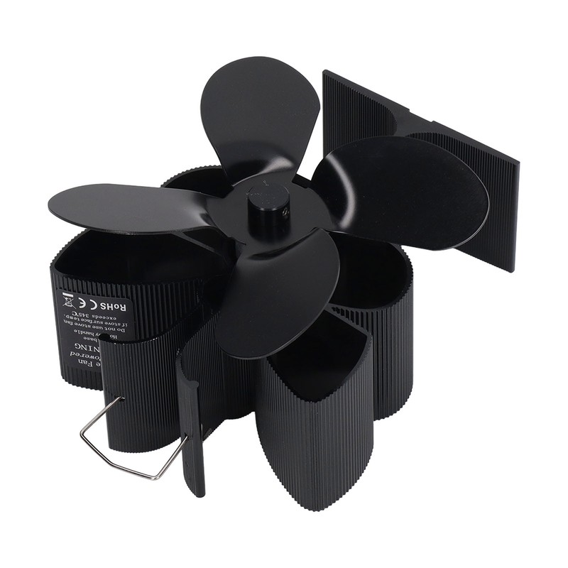 4 Blades Heat Powered Fireplace Fan Self Starting Temperature Resistant