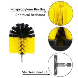 Juego de 9 cepillos de taladro con extensor, guantes de limpieza para el hogar, cepillo de limpieza textil para lechada, piso, bañera, ducha, esquinas de baño, superficie de cocina