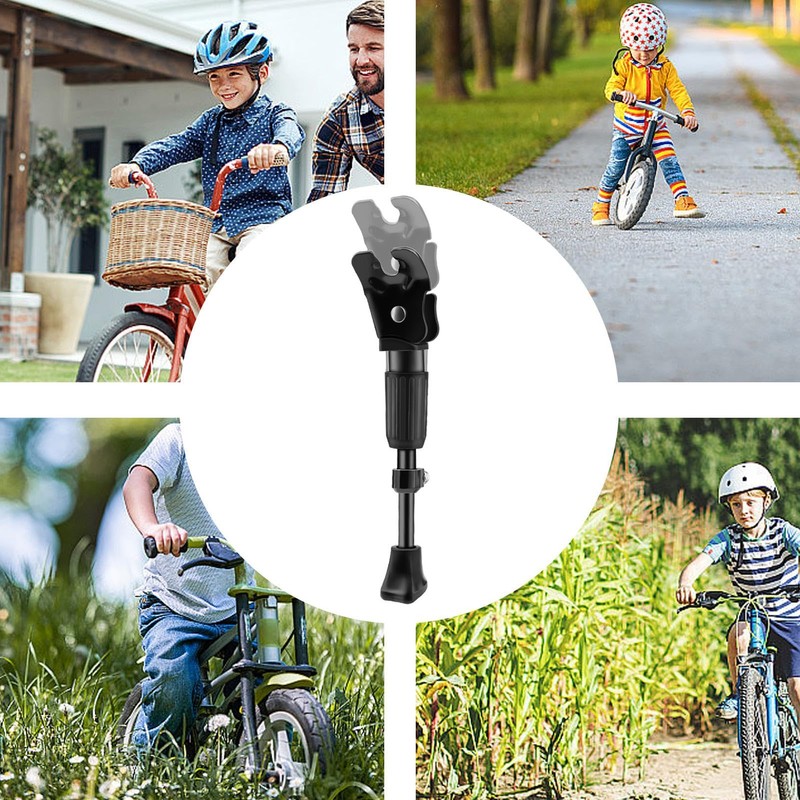 Kids Kickstand - Bicycles Adjustable Metal Kickstands - Rear Mount