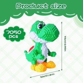 Lotvic Micro Blocks Set, Classic Cartoon Micro Building Blocks, 3D Model DIY Mini Building Blocks Toy Gifts for Children and Adults (7050 Block)