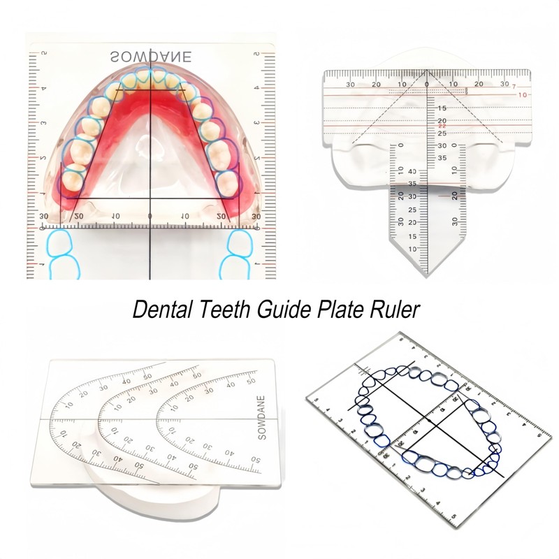 1 Piece Dental Guide Plate Teeth Arrangement on Denture Work