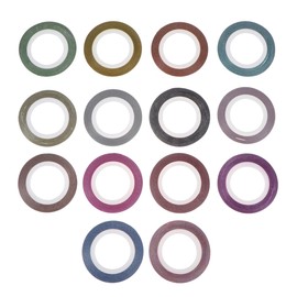 FRCOLOR 14 Rolls Nail Art Line Pen Dispenser Strips Stickers Funky Nails Metallic DIY Manicure DIY Tool