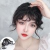 [Out] See-through Bangs Perm Hairpiece 1P - Natural Black/FREE / [아우트]시스루뱅 앞머리 파마 헤어피스 1P - 내추럴블랙／FREE