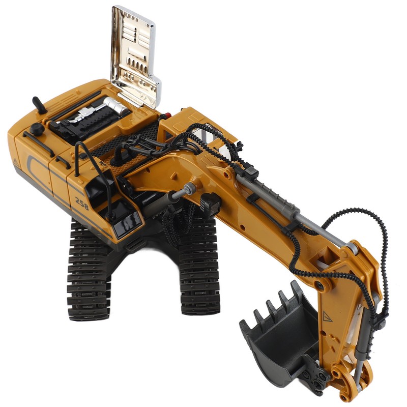 1:20 Scale Remote Control Excavator Construction Tractor Light Music 11