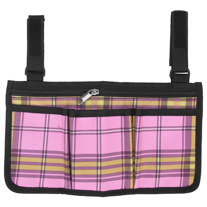Multifunctional Wheelchair Side Bag Durable Waterproof Chair Side Pocket Storage