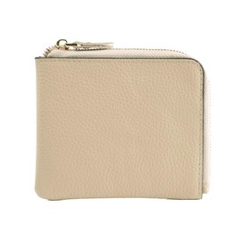 Mini Wallet, High Quality Cowhide Leather, Coin Case, Card Case, beige