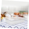 Artibetter Commercial Pizza Dough Proofing Container with Lid Clear Plastic