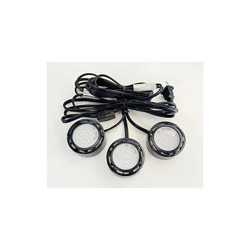 Under Counter Puck Light 120V 4W LED Plug-in (Set of