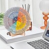 Round Emotion Wheel Feelings Wheel With Stand,1Pc Double Side Therapy