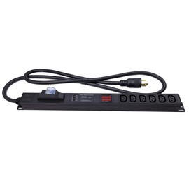 Meter SPD Function with L6-30p Plug C13 30A 240V 6 Way PDU for Internet Data Centre (FJ-NZEU-4Y7D)