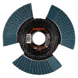 Rhodius Vision Pro Flap Disc 125 x 22.23 Grit 60 Pack of 10
