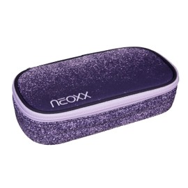 neoxx - Jump Pencil Case - Recycled PET Bottles, Main Compartment with Zip, 10 Pen Loops, Viewing Window - School Supplies for Children