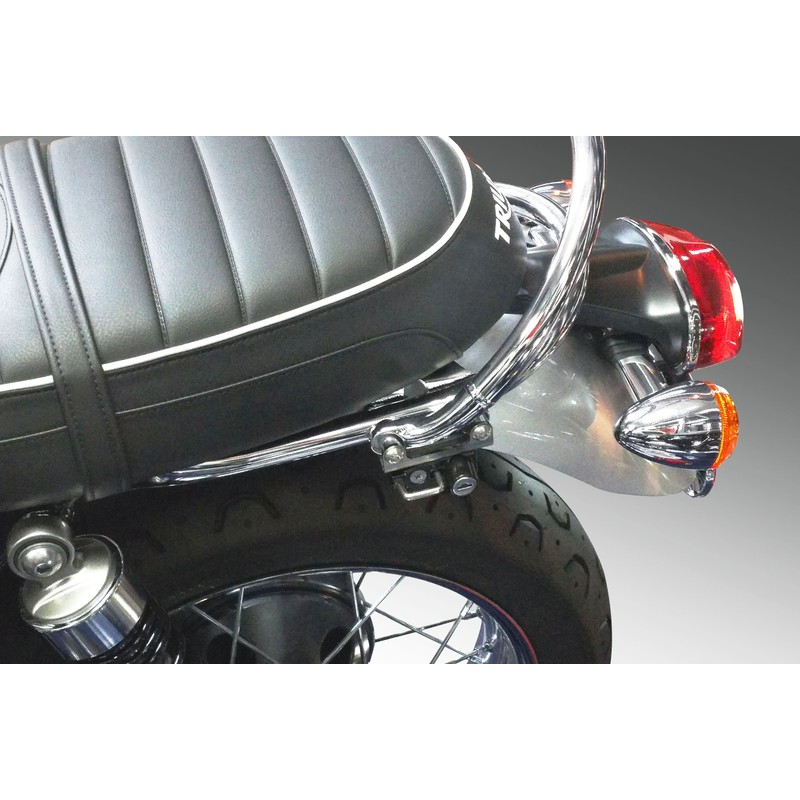 Kijima HTR-05007 Motorcycle Motorcycle Parts Helmet Lock Black (Triumph) '16~