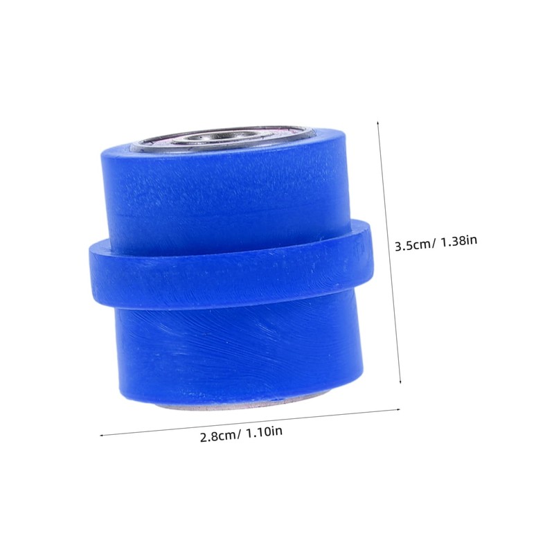 NOLITOY Motorcycle Chain Tensioner Guide Wheel 8mm Steel Construction for