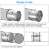 PATIKIL 10" HVAC Duct Manual Volume Damper, Metal Adjustment Airflow