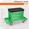 PM PERFORMOTOR 3-Drawer Tool Chest Rolling Mechanic Seat with Tool