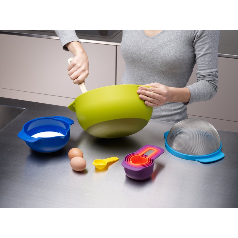 Joseph Joseph Nest 9 Plus, 9 Piece Compact Food Preparation