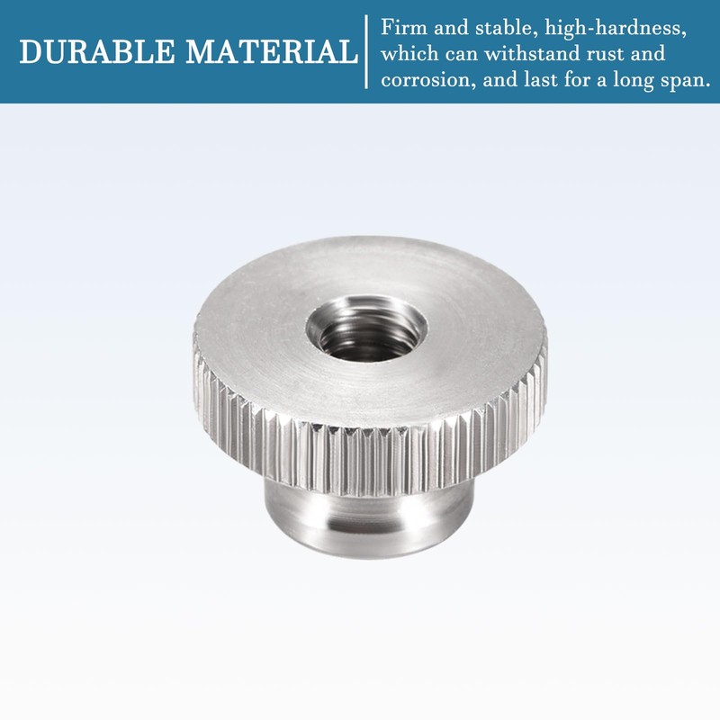 QUARKZMAN M6 Knurled Thumb Nuts x 4 Pieces Female Thread