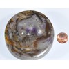 3.1" 68g Purple Orange Amethyst Carved into Bowl Polished Natural