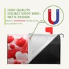 Dacawin Happy Valentine's Day Mailbox Cover Love Hearts Magnetic Mailbox