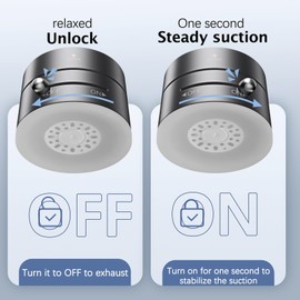 Telaso Vacuum Suction Magnetic Phone Holder, Retractable and 360° rotationStrong Suction Cup Magnetic Hands-Free Car Phone Stand for Magsafe for All Smartphones, All Cars Home Office Gym, Space Grey