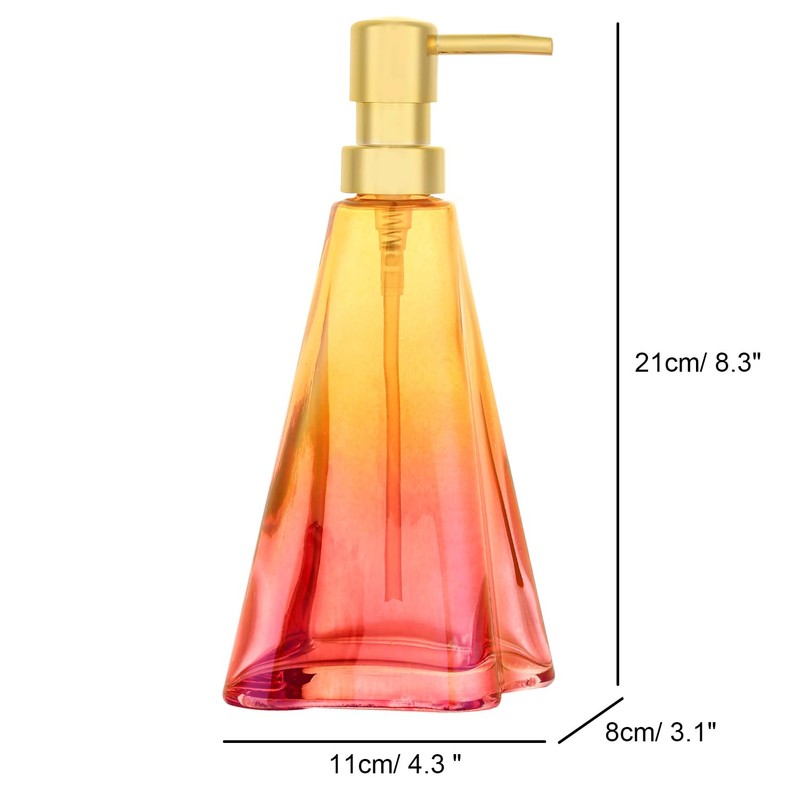 YunNasi Soap Dispenser with Pump, Refillable Liquid Hand Soap Dish