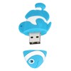 Cartoon U Disk Blue Clownfish Appearance High Speed Bulk Storage