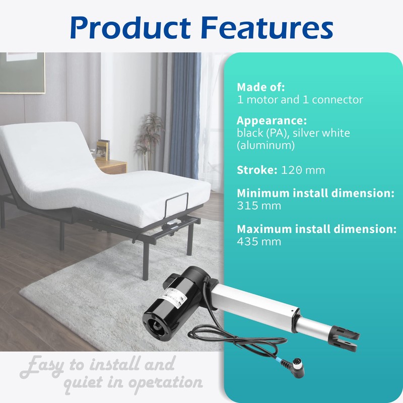 Okin Alphadrive 5 Model E10621 Motor Actuator Replacement for Electric