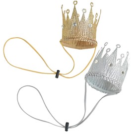 YINKE Crown Hair Band, Baby Crown, Half Birthday, Birthday Headband, Hair Ornament, Commemorative Photo, Commemorative Photo, 2 Color Set