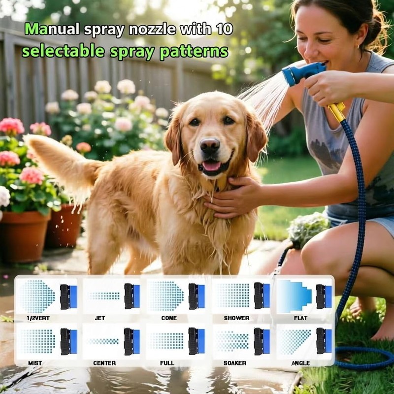Indoor Sink Hose Attachment, 50FT Expandable Hose for Sink Faucet