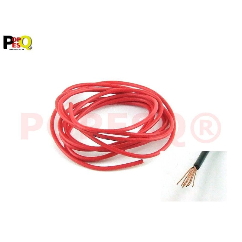 POPESQ® 1 m x Flry Wire 1 Pin 0.5 mm²