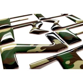 AFX 3D CAMOUFLAGE DOMED RAISED TAILGATE LETTER FOR NISSAN FRONTIER 2025 US MADE